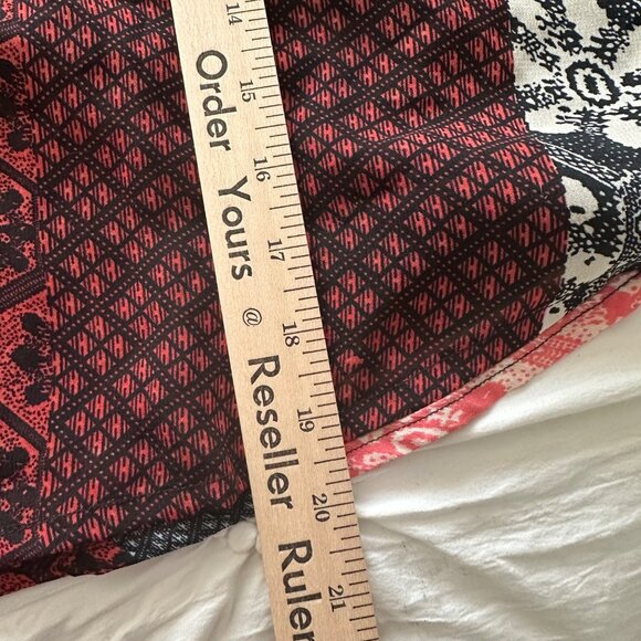 Patchwork Strap Back Halter Tank Top RD Style Design Size M Tropical Beachy Boho - Picture 8 of 9